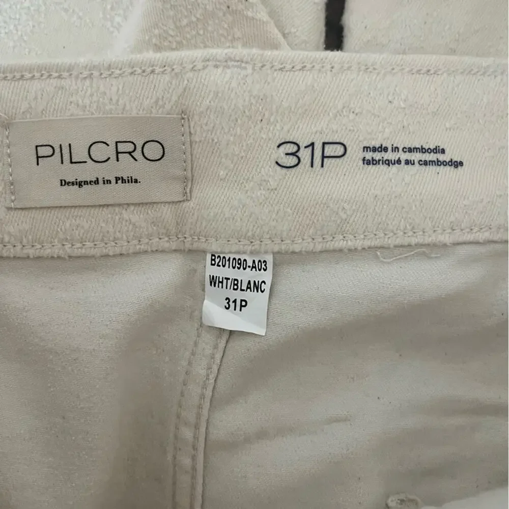 NWT Anthropologie The Skipper High-Rise Crop Wide-Leg Jeans by Pilcro Size 31P